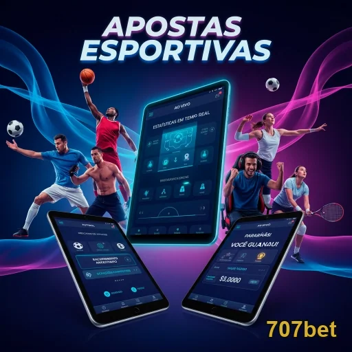 Ilustração de Experimente o aplicativo cassino 707bet para Android e iOS